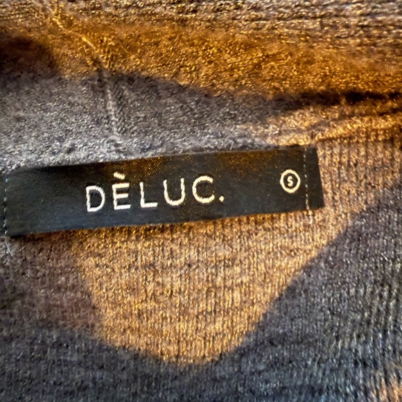 Deluc Gray Open-Front Sweater - Picture 3 of 4